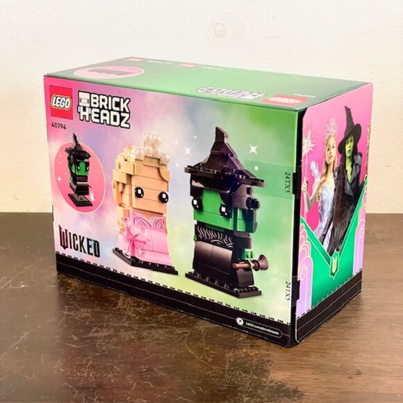 LEGO 40794 Brickheadz Wicked Elphaba & Glinda Figures NIB New in Hand - Picture 7 of 13